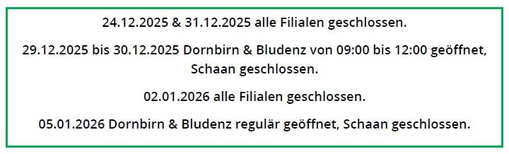 Öfnungszeiten empleo 2025